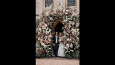Vintage dress, no Prince Andrew in Beatrice's wedding photos
