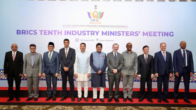 10th BRICS Industry Ministers’ meeting concludes in Jaipur, joint declaration adopted