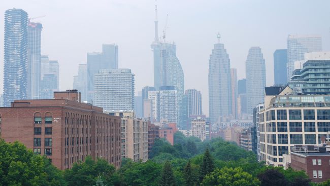 Air quality alerts issued for much of Central Canada, Manitoba amid wildfire smoke