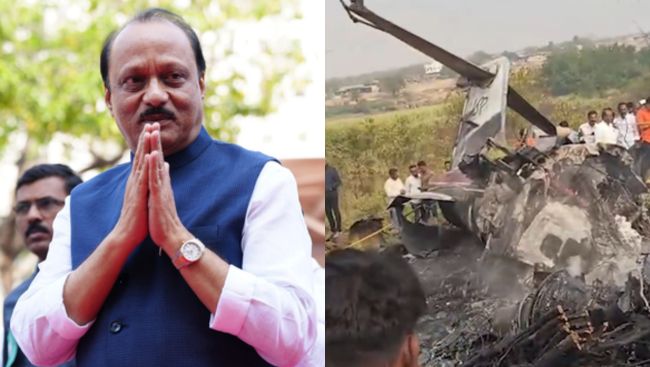 Maharashtra Deputy CM Ajit Pawar dies in a plane crash in Baramati