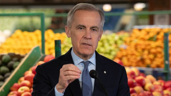 Carney announces GST rebate boost to counter high cost of groceries