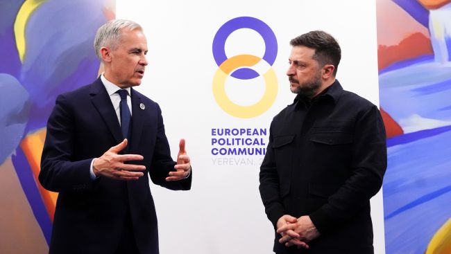 Carney announces new sanctions on Russia during G7 meeting with Zelenskyy