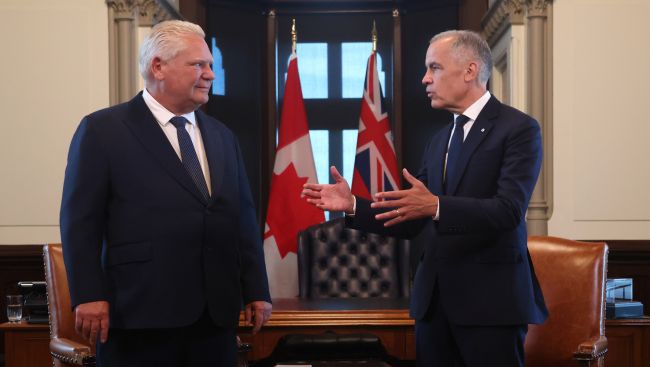 Carney briefing Premier Ford on trade talks with U.S.