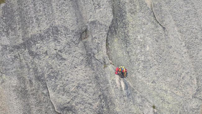Two climbers, one of them injured, plucked off sheer mountain face in B.C.