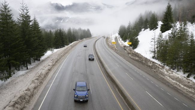 Coquihalla Highway reopens between Hope and Merritt after trailer fire