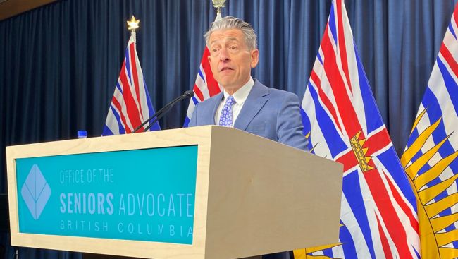 Seniors advocate says B.C. will need almost 16,000 new long-term care beds by 2036