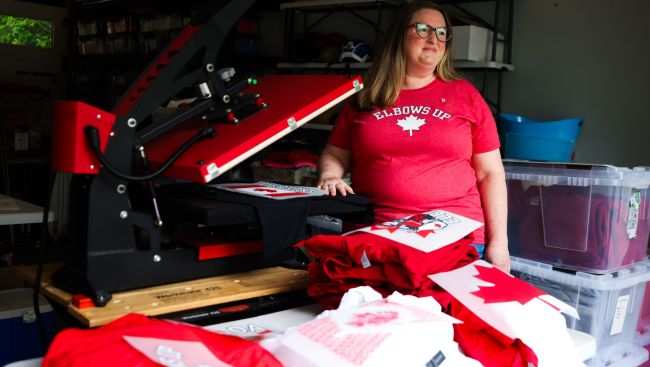 Interest in ‘elbows up’ merchandise waning ahead of Canada Day, businesses say