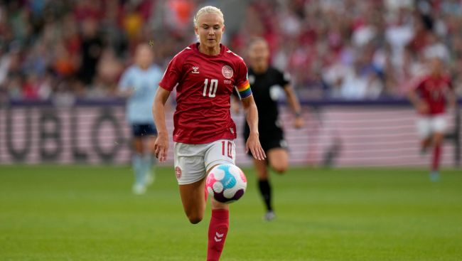 Euro 2025 pits celebrated soccer couple Harder and Eriksson as opponents in Denmark-Sweden game