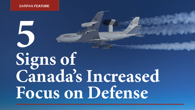 5 Signs of Canada’s Increased Focus on Defense