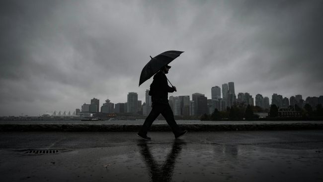 Heavy rain expected on B.C.'s south coast as atmospheric river arrives