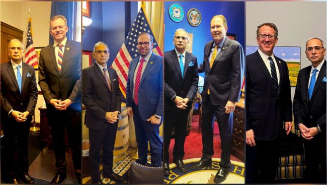 Indian ambassador meets Republican leaders, promotes India-US trade ties
