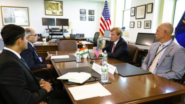 Indian envoy to US meets senior Pentagon official, holds 'valuable discussion'