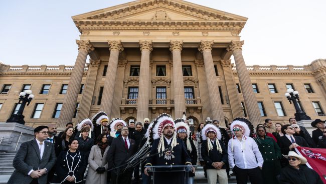 Indigenous chiefs go to Alberta legislature, pressure province to nip separatism push