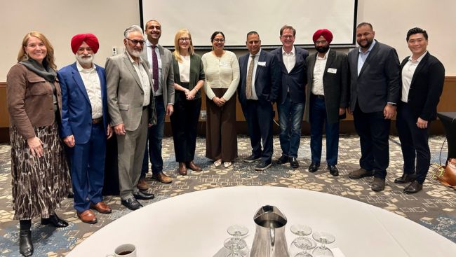 Minister Ravi Kahlon hosts Look West Roundtable in Surrey