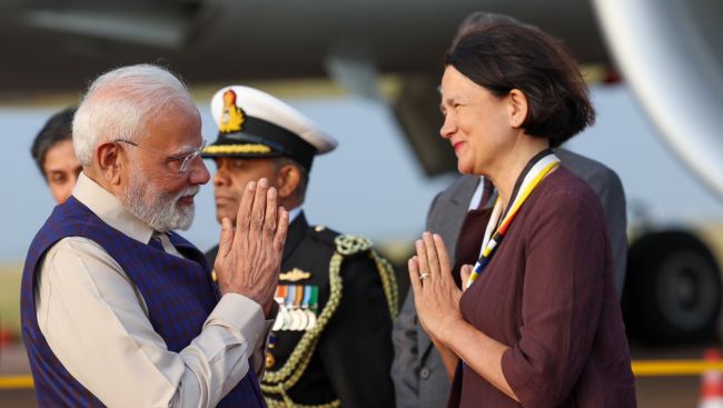 PM Modi arrives in London, begins 2-day UK visit