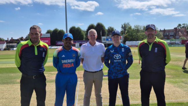 Thomas Rew hits ton as England U-19 scamper to 1-wicket win over India U-19