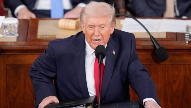 Trump defends tariff regime in State of the Union address after top court blow