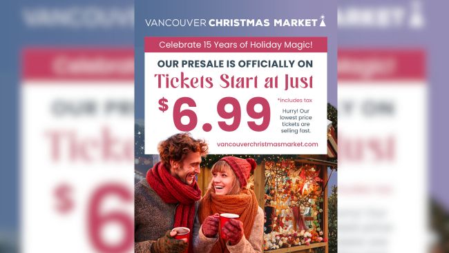 Vancouver Christmas Market Celebrates 15 Years | Anniversary Tickets from $6.99 and Brand New German Traditions