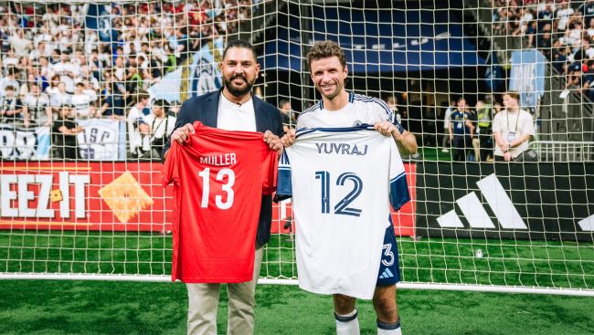 Ace Cricketer Yuvraj Singh cheers for Canada Super60; Whitecaps Win Against St.Louis SC