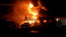 Explosive Fraser Valley house fire leaves two people with third-degree burns