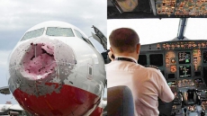 Ukrainian Pilot Saves 127 Lives After Deadly Hailstorm Damages Aircraft's Nose, Shatters Windshields