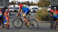 Pedaling Surrey Police Officer Completes Tour De Valley