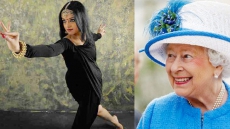 PICS: Queen Elizabeth Learns Dance Mudras With Indian Dancer Arunima
