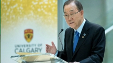 Ban Ki-Moon Praises Canada's Openness To Refugees During Visit To Calgary