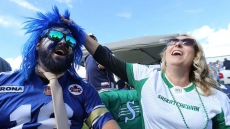 Fan Pours Beer On Head Of Boy For Wearing Green At Bombers-Roughriders Game
