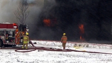 Highway 20 Closed In Both Directions As Beloeil Golf-Ball Plant Goes Up In Flames Causing Evacuation