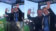 Woman On Tractor Promoting Canadian Milk Dies In Collision With Semi