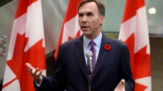 Finance Minister Bill Morneau Visits Financial Heart Of Oilpatch Country