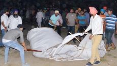 Congress Men Burn 'Chitta' Ravana Effigies Across Punjab