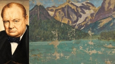 Painting of B.C. Lake By Winston Churchill Sells At Auction For Over $87,000