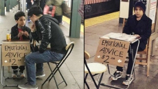 Meet New York's 11-Year-Old Subway Therapist
