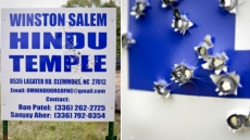 North Carolina Hindu Temple Sign Board Hit With Over 60 Shotgun Blasts