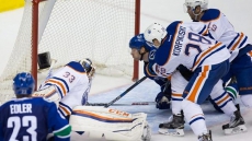 Daniel Sedin Scores 29 Seconds Into Ot As Canucks Beat Oilers 3-2