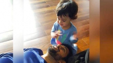 M S Dhoni Instagrammed This Pic Of Daughter Ziva, Loaded With Cute