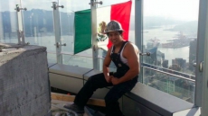 Mexico-Born B.C. Construction Worker Plants Mexican Flag On Roof Of Vancouver’s Trump Tower