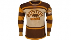 Jersey worn by old-time NHL great Eddie Shore goes up for auction