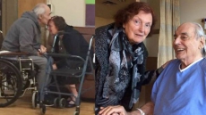 Heartbreaking Photo Of Separated Elderly Couple Draws Attention To Bed Shortage In B.C.