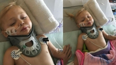 'Freak Accident:' 2-Yr-Old Calgary Girl Falls Through Blanket Fort, Paralyzed By Glass