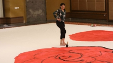 WATCH: 18-Yr-Old Girl From Hyderabad Makes World's Largest Painting By Feet