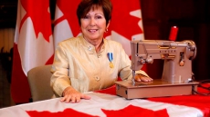 Snowbirds, including first flag seamstress, party in Florida for 50th birthday