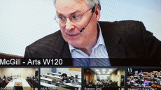 Ken Dryden Teaches Class Of The Future To Five Universities Simultaneously