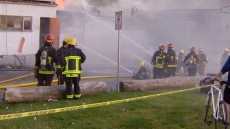 Fire Guts String Of Stores Along Vancouver Street