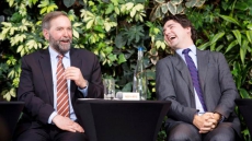 NDP's Tom Mulcair predicts three-way fight in 2015 federal election