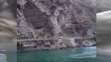 Watch: Massive Landslide In Manali, National Highway Blocked