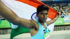 Mariyappan Thangavelu India's Flagbearer In Rio Paralympics Closing Ceremony