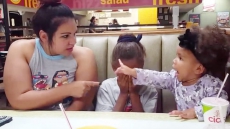 Watch: Toddler Shields Older Sister From 'Angry' Mom